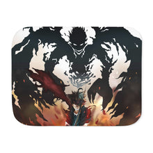 Load image into Gallery viewer, Black Clover Asta Sherpa Blanket
