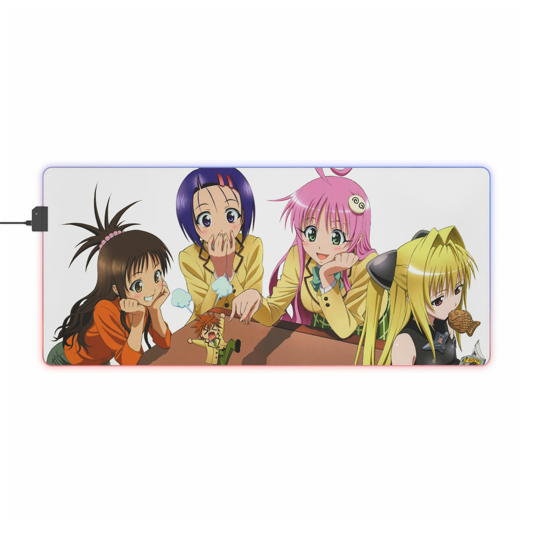 To Love-Ru RGB LED Mouse Pad (Desk Mat)