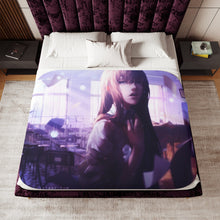 Load image into Gallery viewer, Makise Kurisu Sherpa Blanket
