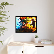 Load image into Gallery viewer, Midoriya ,Bakugou and Todoroki Canvas Framed Art Print

