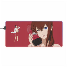 Load image into Gallery viewer, Steins;Gate Kurisu Makise RGB LED Mouse Pad (Desk Mat)
