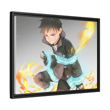 Load image into Gallery viewer, Fire Force Shinra Kusakabe Canvas Framed Art Print

