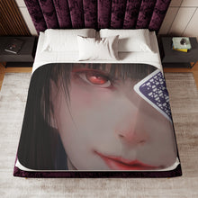 Load image into Gallery viewer, Kakegurui Yumeko Jabami Sherpa Blanket
