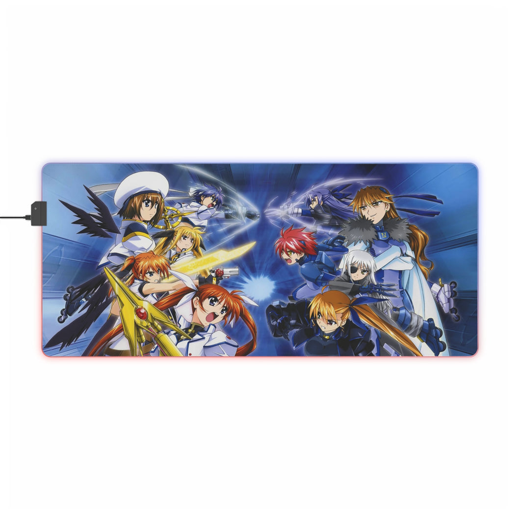 Magical Girl Lyrical Nanoha RGB LED Mouse Pad (Desk Mat)