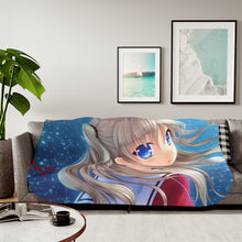 Load image into Gallery viewer, Nao Tomori looking back Sherpa Blanket
