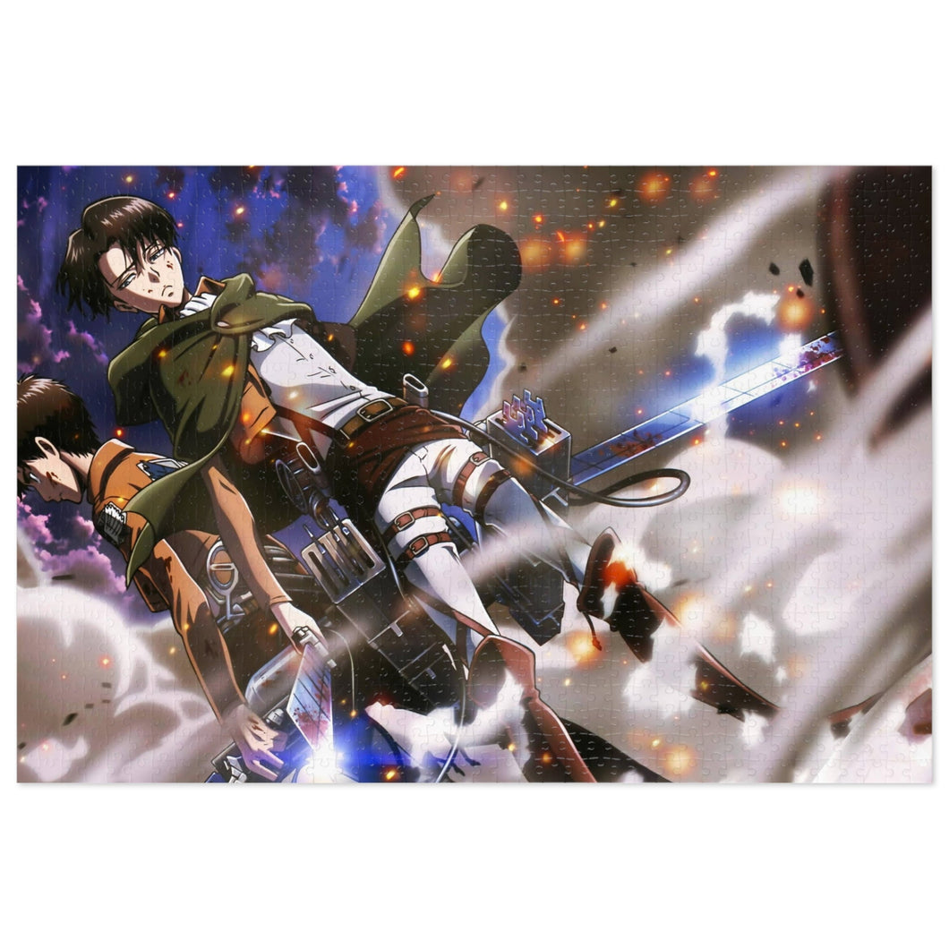 Eren Yeager and Levi Ackerman Jigsaw Puzzle