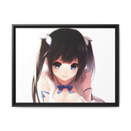 Is It Wrong to Try to Pick Up Girls in a Dungeon? Hestia Canvas Framed Art Print