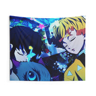 Inosuke and Zenitsu Indoor Wall Tapestry