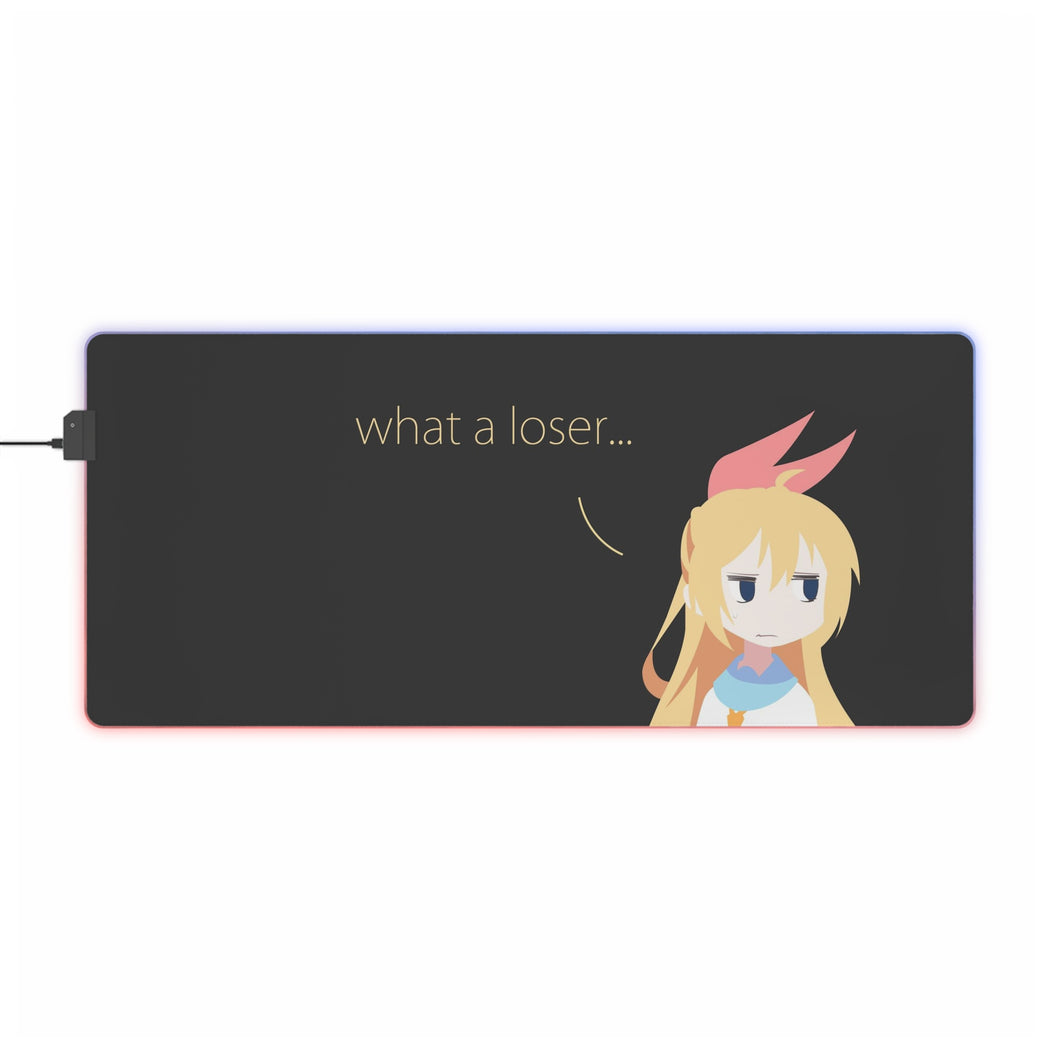 Nisekoi Chitoge Kirisaki RGB LED Mouse Pad (Desk Mat)