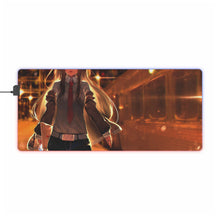 Load image into Gallery viewer, Makise Kurisu RGB LED Mouse Pad (Desk Mat)
