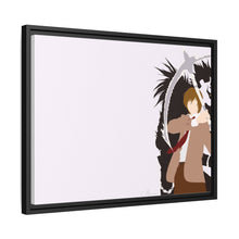 Load image into Gallery viewer, Death Note Light Yagami, Ryuk Canvas Framed Art Print
