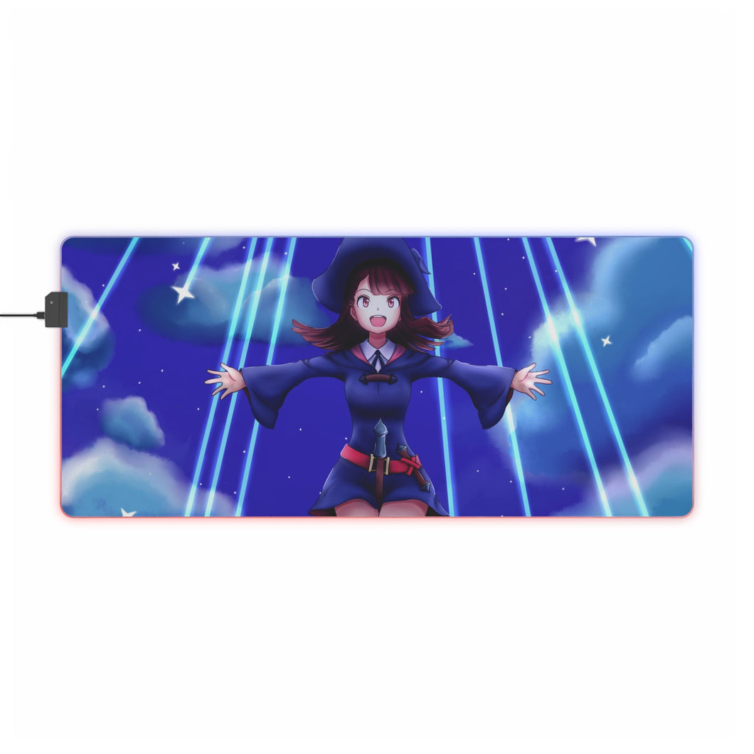 Little Witch Academia Atsuko Kagari, Computer Keyboard Pad RGB LED Mouse Pad (Desk Mat)
