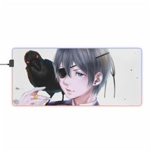 Load image into Gallery viewer, Black Butler RGB LED Mouse Pad (Desk Mat)

