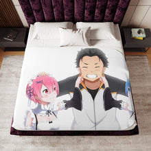 Load image into Gallery viewer, Anime Re:ZERO -Starting Life in Another World- Sherpa Blanket
