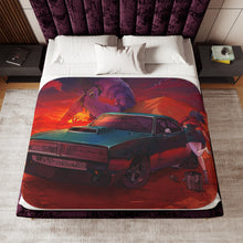 Load image into Gallery viewer, Anime Neon Genesis Evangelion Sherpa Blanket
