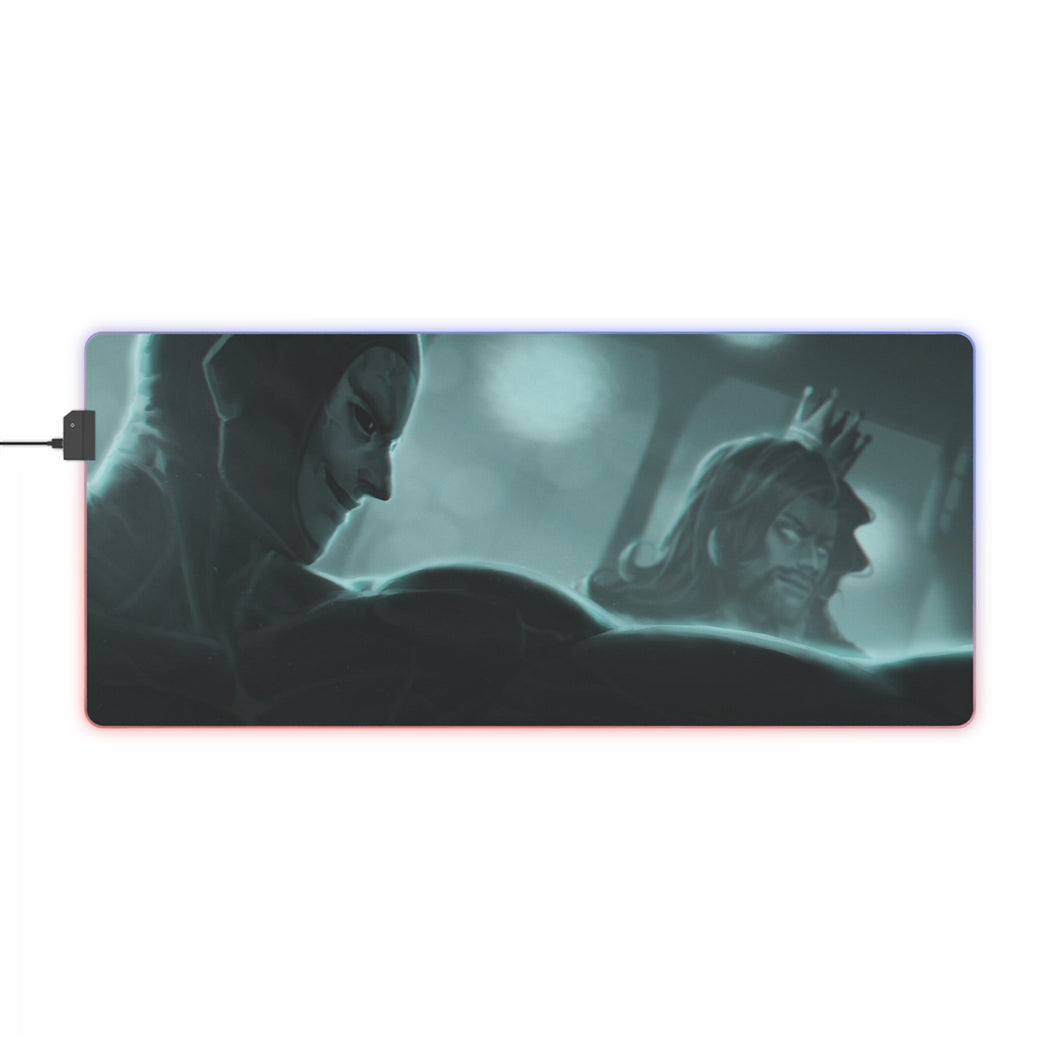 Anime One-Punch Man RGB LED Mouse Pad (Desk Mat)