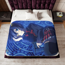 Load image into Gallery viewer, Rikka Takanashi seal Sherpa Blanket
