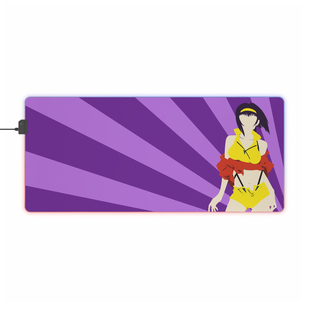 Cowboy Bebop Faye Valentine RGB LED Mouse Pad (Desk Mat)