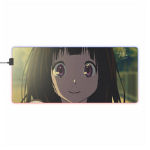 Load image into Gallery viewer, Chitanda Eru RGB LED Mouse Pad (Desk Mat)
