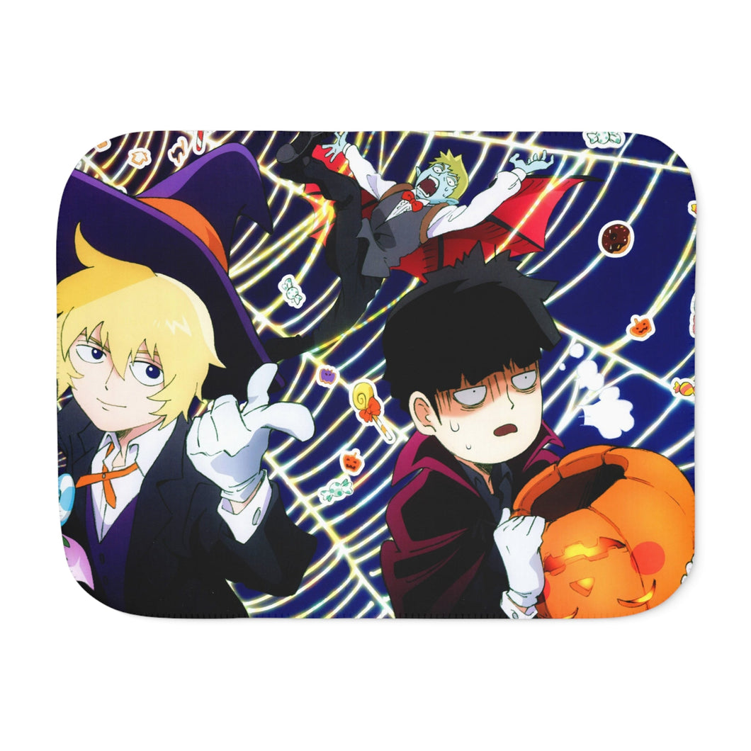 Mob Psycho 100 Arataka Reigen, Shigeo Kageyama, Teruki Hanazawa Sherpa Blanket