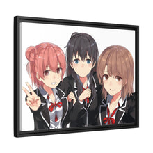 Load image into Gallery viewer, My Teen Romantic Comedy SNAFU Yukino Yukinoshita, Yui Yuigahama Canvas Framed Art Print
