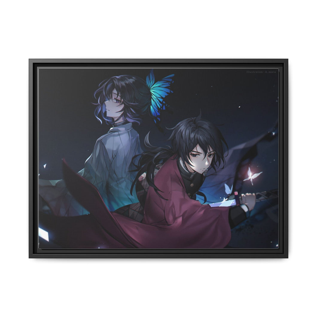 Demon Slayer: Kimetsu no Yaiba Canvas Framed Art Print