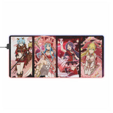 Load image into Gallery viewer, Memory Defrag Constellation Banner RGB LED Mouse Pad (Desk Mat)
