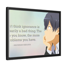Load image into Gallery viewer, My Teen Romantic Comedy SNAFU Hachiman Hikigaya Canvas Framed Art Print
