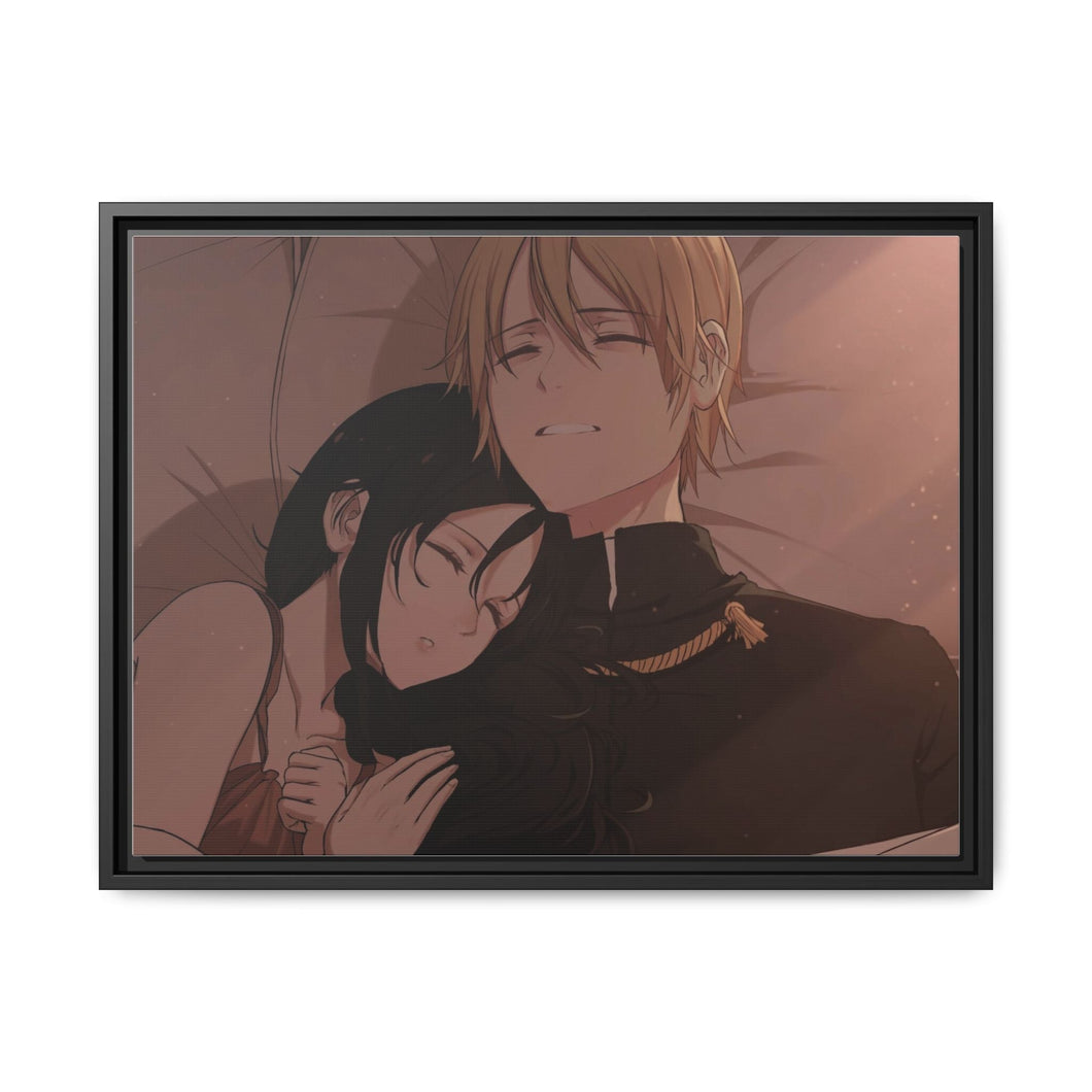 Stay with me! Canvas Framed Art Print