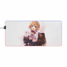Load image into Gallery viewer, Is The Order A Rabbit? RGB LED Mouse Pad (Desk Mat)
