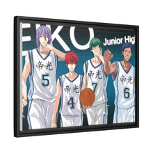 Load image into Gallery viewer, Kuroko's Basketball Tetsuya Kuroko, Daiki Aomine, Atsushi Murasakibara Canvas Framed Art Print
