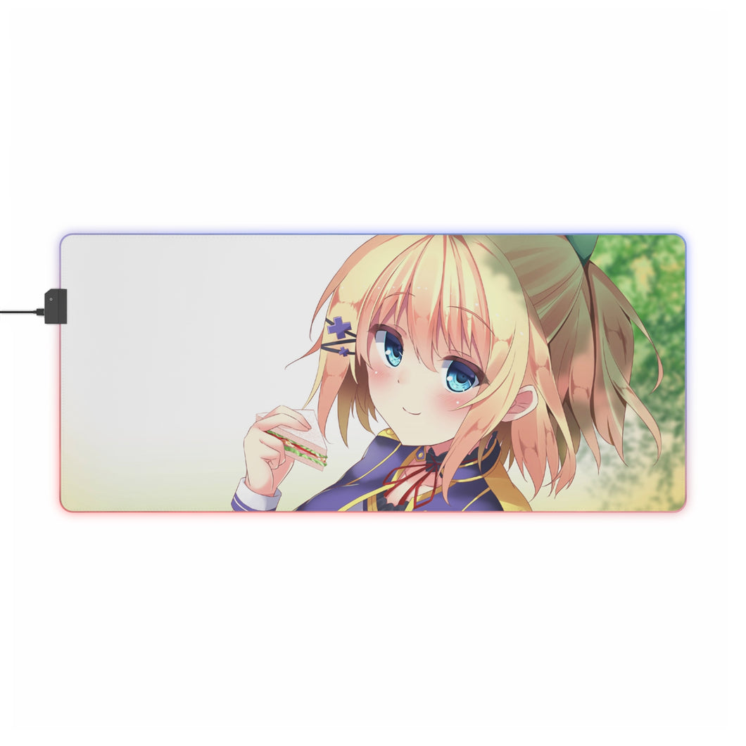 Rokudenashi Majutsu Koushi To Akashic Records Rumia Tingel RGB LED Mouse Pad (Desk Mat)