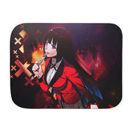Yumeko Jabami Sherpa Blanket