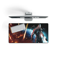 Load image into Gallery viewer, Commander Shepard Mouse Pad (Desk Mat)
