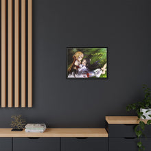 Load image into Gallery viewer, Asuna and Yuuki Canvas Framed Art Print
