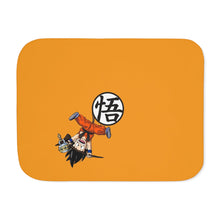 Load image into Gallery viewer, Kid Goku Sherpa Blanket
