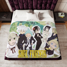 Load image into Gallery viewer, Anime Soul Eaterr Sherpa Blanket
