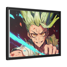 Load image into Gallery viewer, Senku Ishigami - Dr. Stone Anime Background Canvas Framed Art Print
