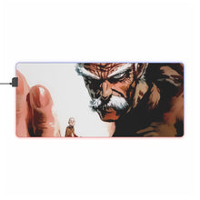 Load image into Gallery viewer, Saitama and Bang RGB LED Mouse Pad (Desk Mat)
