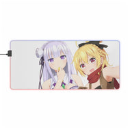 Anime Re:ZERO -Starting Life in Another World- RGB LED Mouse Pad (Desk Mat)