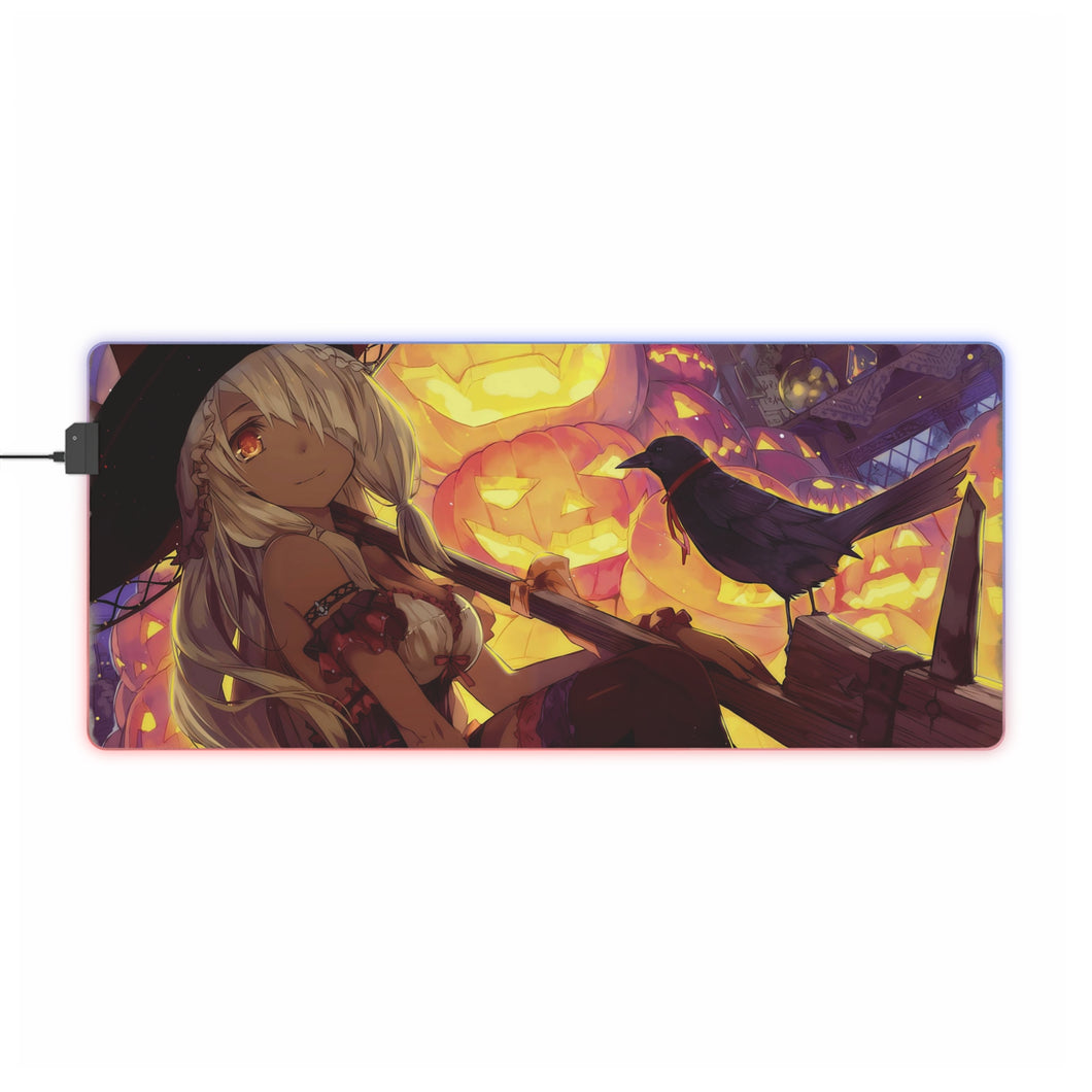 Anime Halloween RGB LED Mouse Pad (Desk Mat)