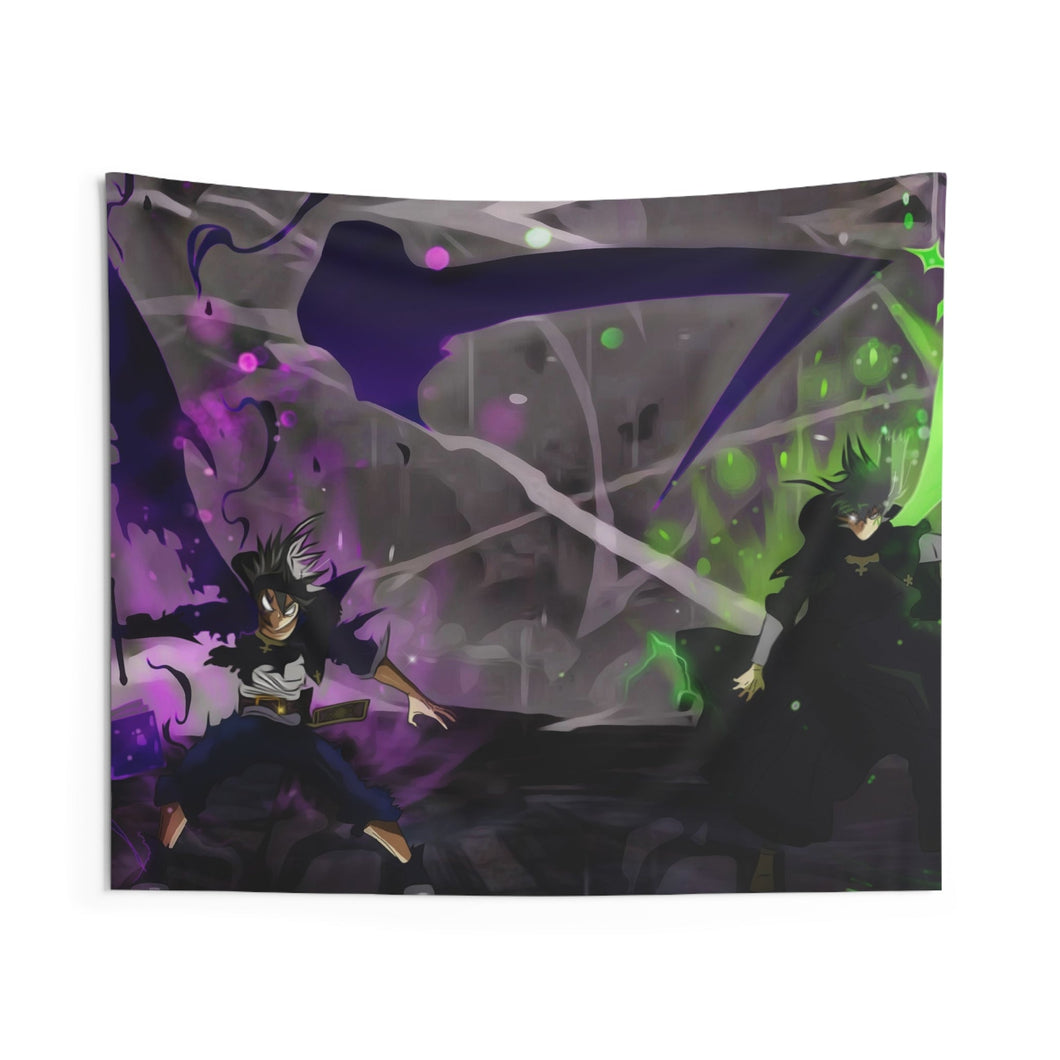 Black Clover Asta, Yuno Indoor Wall Tapestry