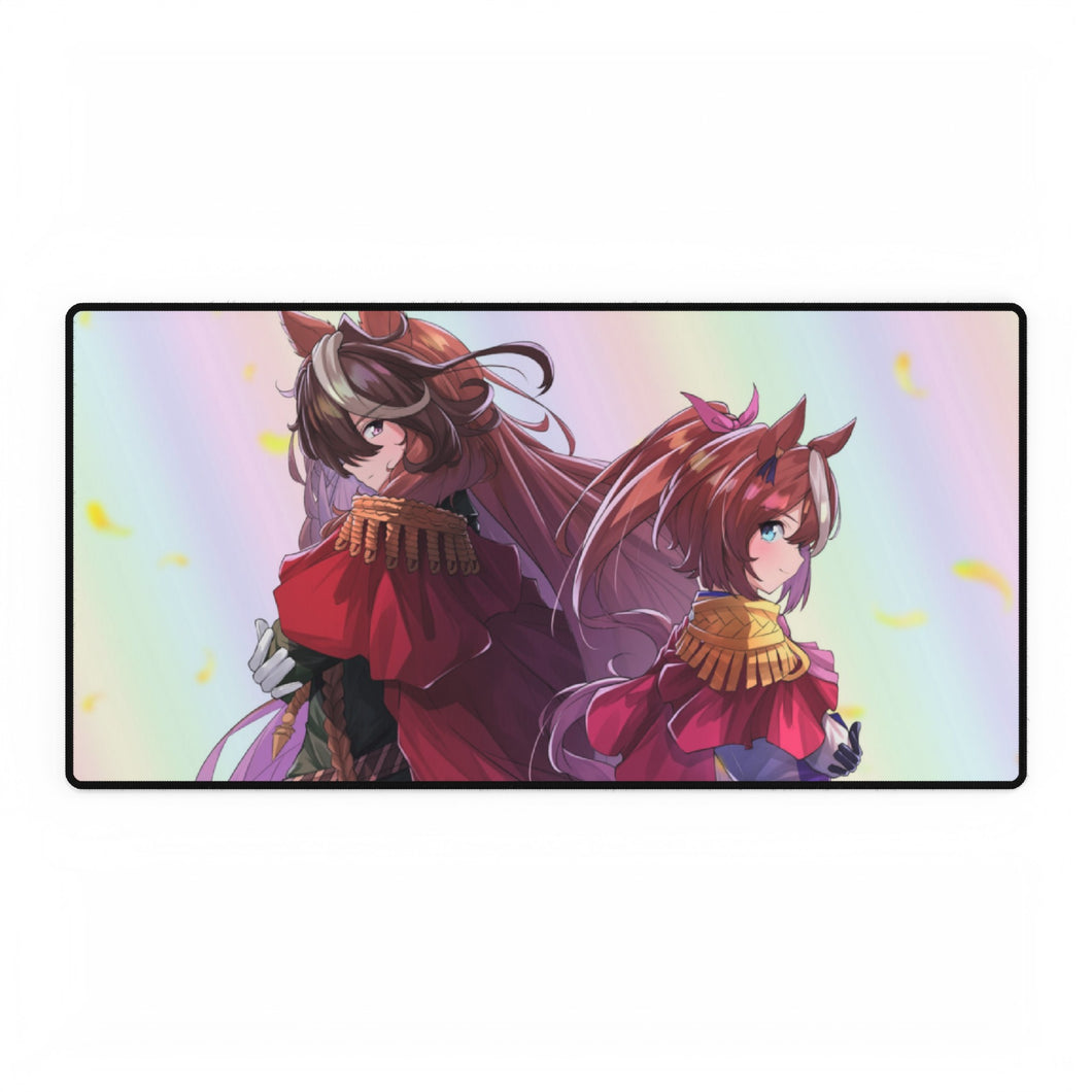 Symboli Rudolf & Tokai Teio Mouse Pad (Desk Mat)