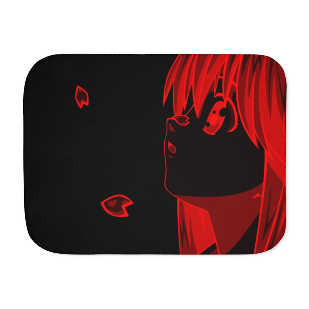 Anime Elfen Lied Sherpa Blanket