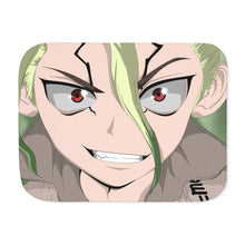 Load image into Gallery viewer, Anime Dr. Stone Sherpa Blanket
