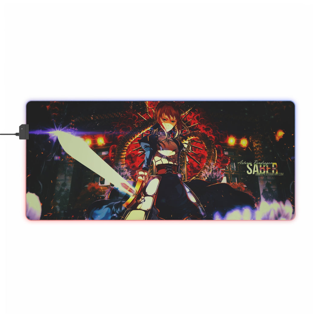 Fate/Stay Night RGB LED Mouse Pad (Desk Mat)