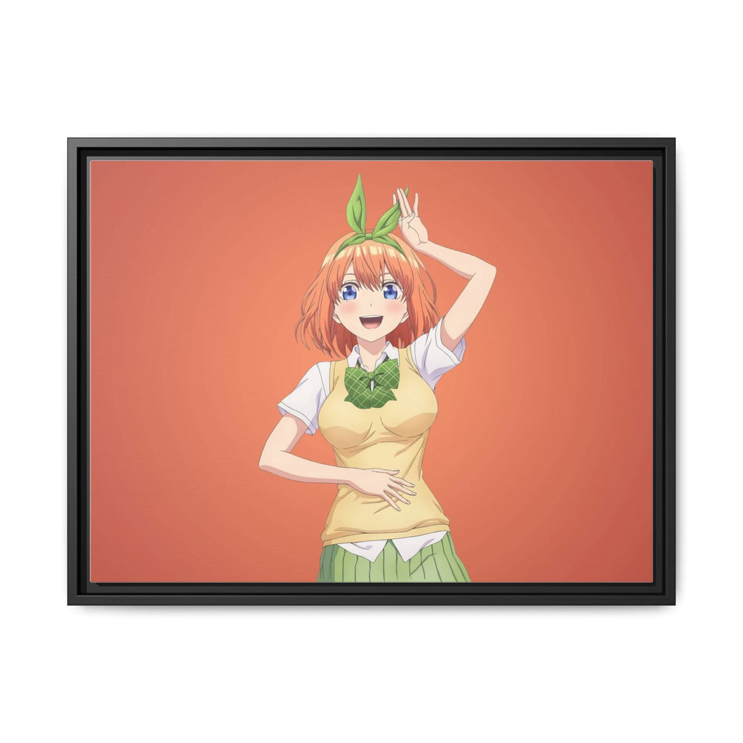 Yotsuba Nakano from 5-Toubun no Hanayome Canvas Framed Art Print