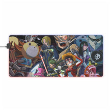 Load image into Gallery viewer, One Piece Monkey D. Luffy, Roronoa Zoro, Sanji, Nico Robin, Tony Tony Chopper RGB LED Mouse Pad (Desk Mat)
