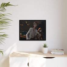 Load image into Gallery viewer, Makise Kurisu &amp; Rintaro Okabe Canvas Framed Art Print
