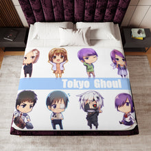 Load image into Gallery viewer, Anime Tokyo Ghoul Sherpa Blanket
